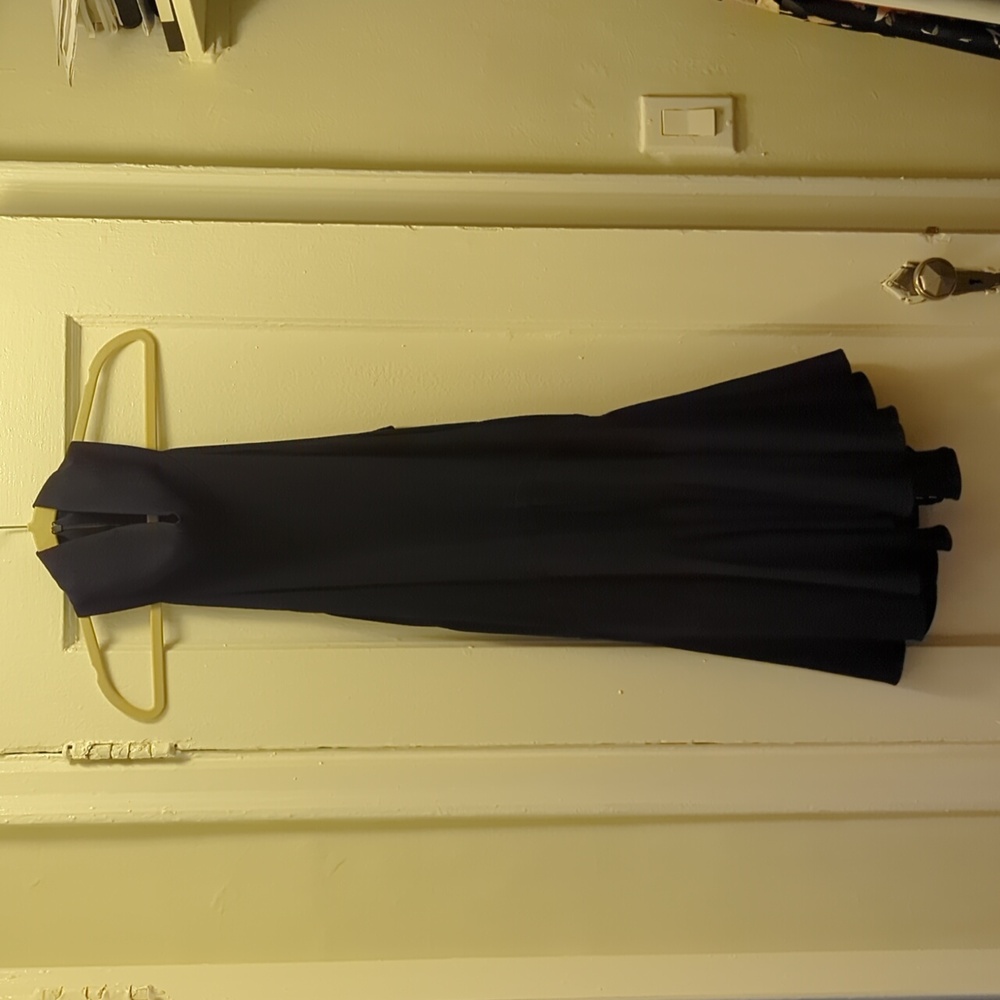 Shona Joy navy blue cocktail dress